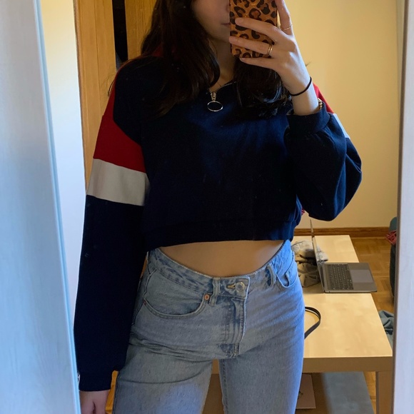 Cropped half-zip sweater - Picture 3 of 6
